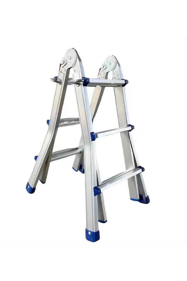 Alüminyum 2.8 Metre Mini Dev Katlanır Uzayan Merdiven (A & I Tipi) | Ev İnşaat Depo Merdiveni(Kopya)